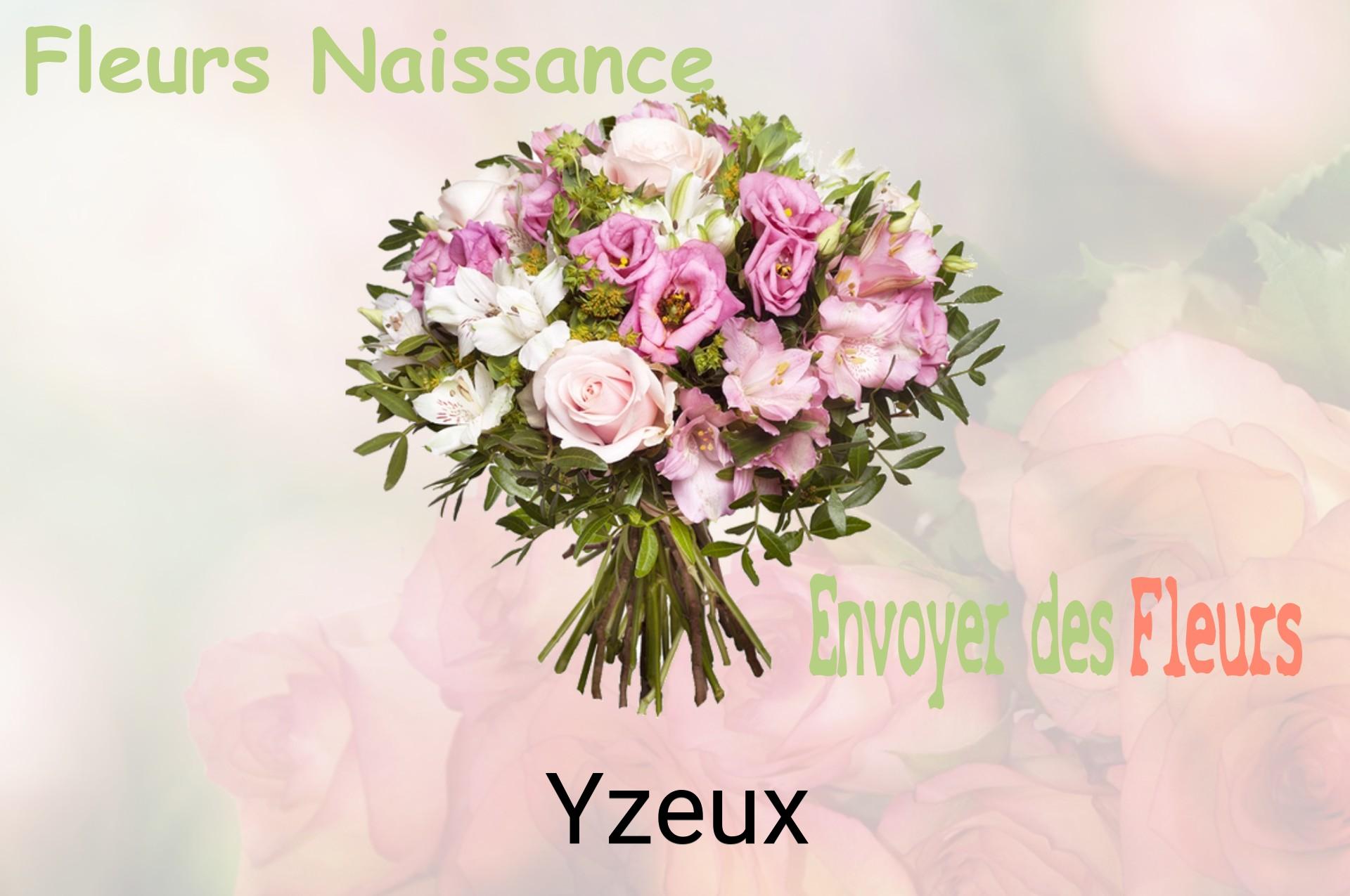 Bouquet de fleurs de naissance livré à Yzeux